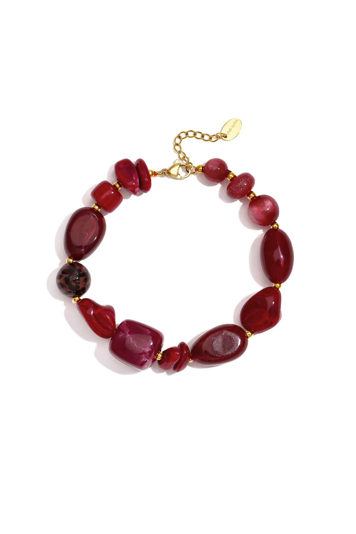 Armbanden van harskralen met onregelmatige vorm, casual, dagelijks gebruik, eenvoudige serie, damessieraden