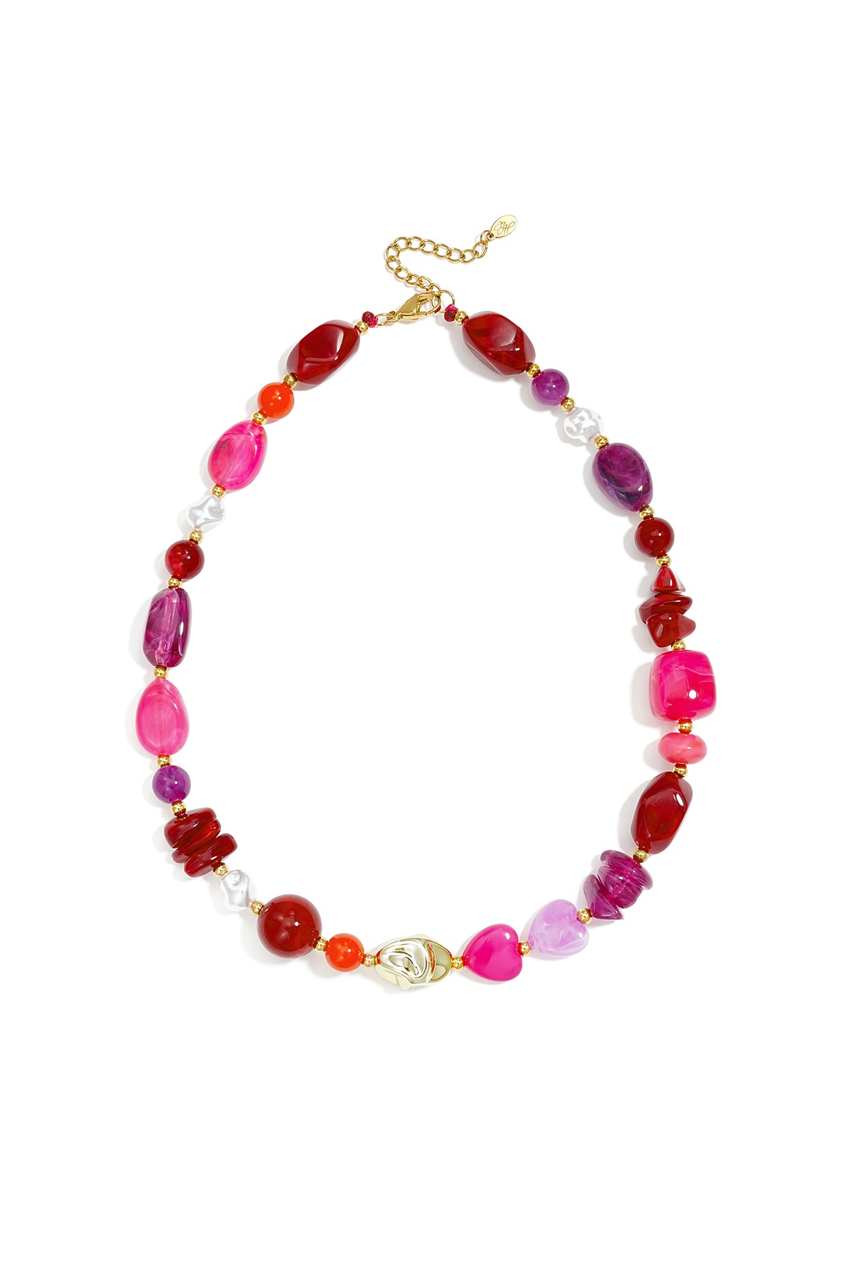 Acryl kralenkettingen met onregelmatige vorm, casual, alledaagse, eenvoudige serie, dames sieraden