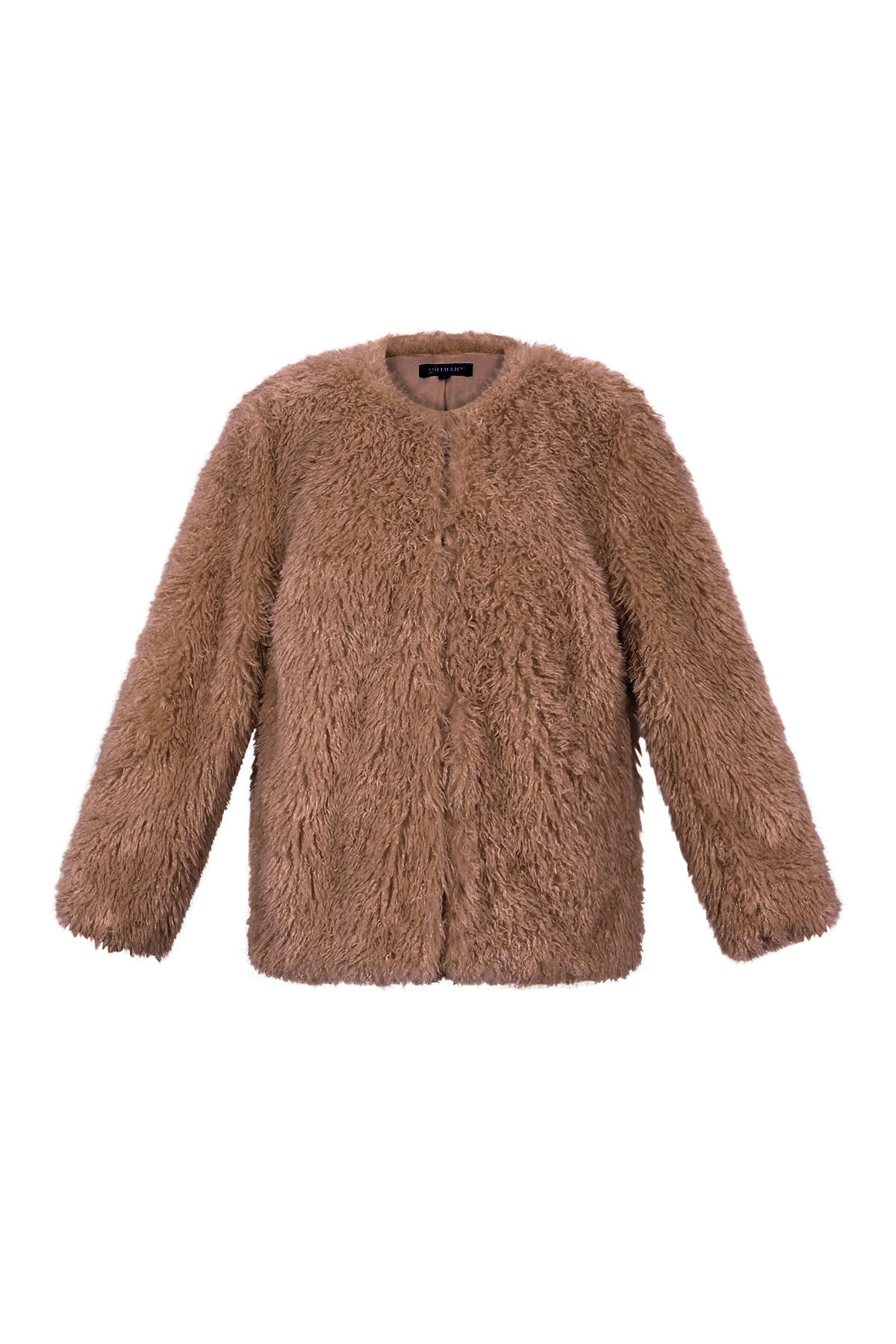 Geweven Polyestervezel Vrouwen Jas Elegant Solide Kleur Herfst/Winter