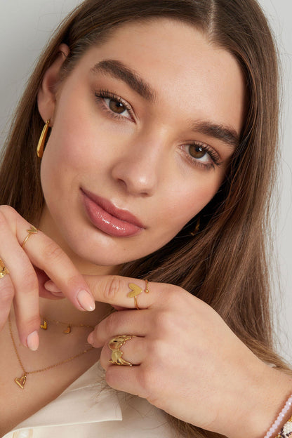 gedraaide liefdes ring
