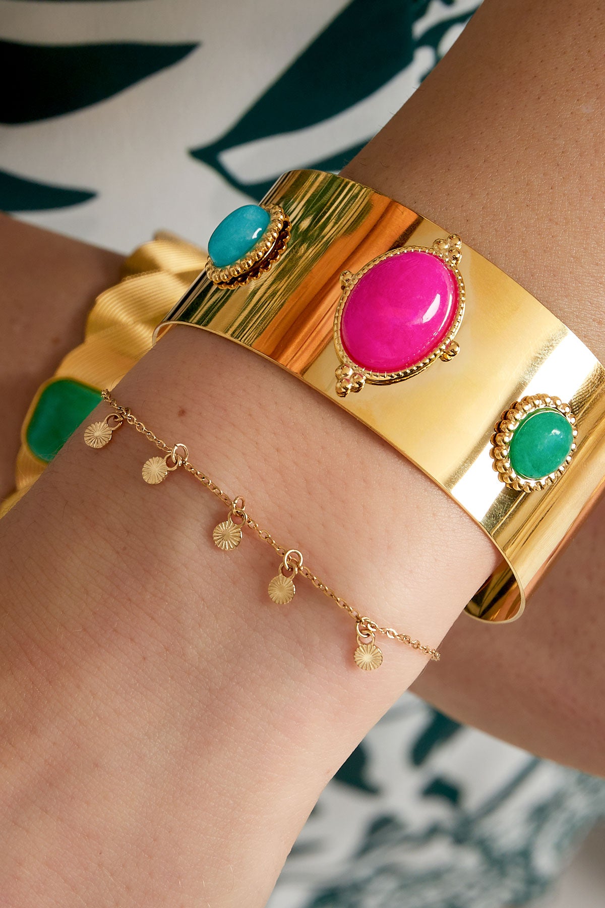 klassieke armband met ronde bedels