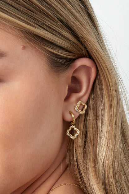 lucky diamond oorbellen