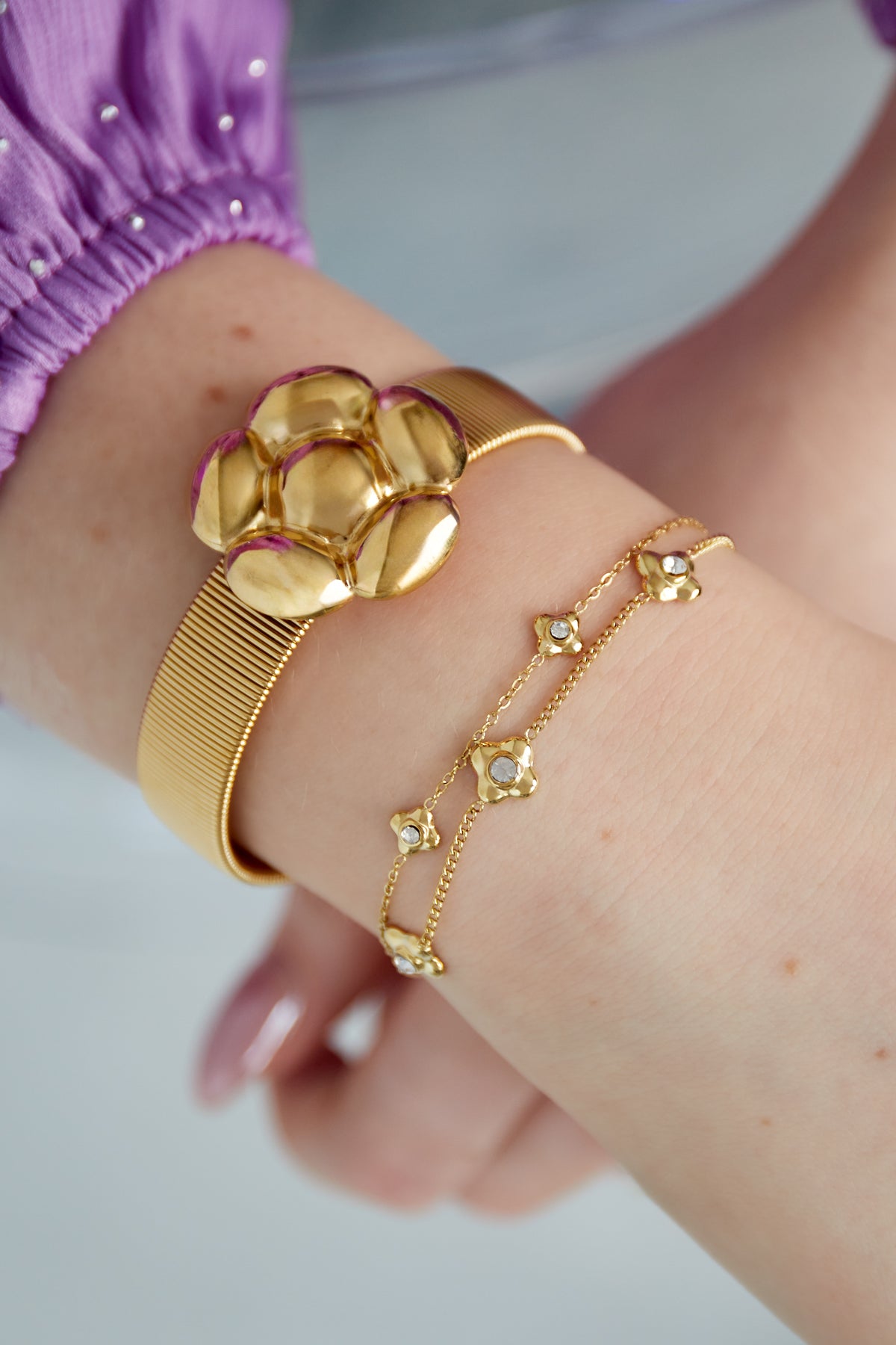 flowery armband