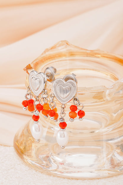 love rain earrings