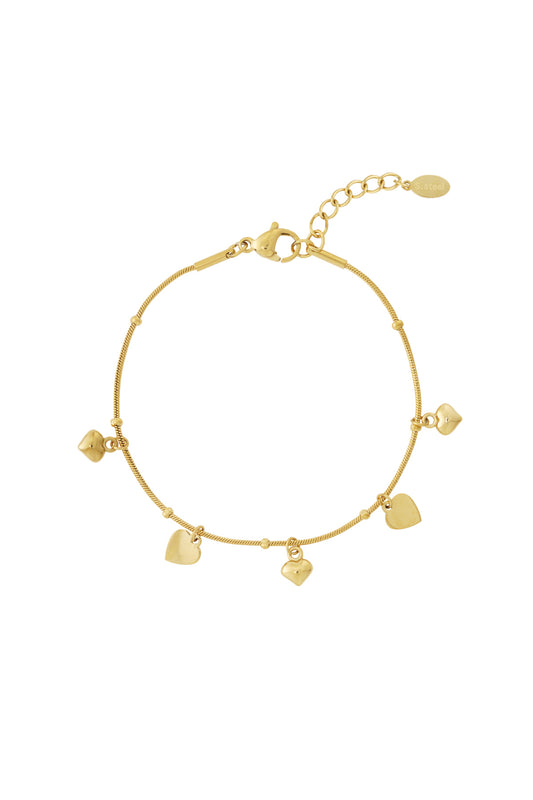 Mini hartjes armband