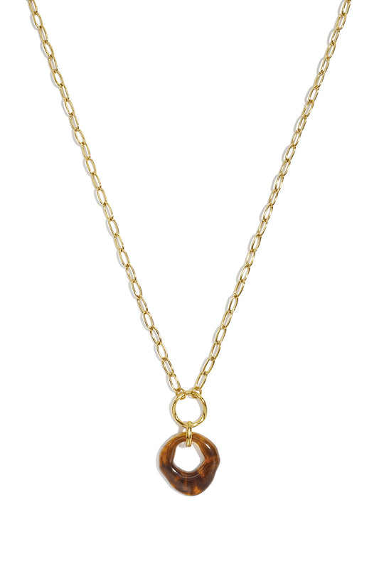 Lange roestvrijstalen kettingen met onregelmatige vorm, casual, alledaagse, eenvoudige serie, dames sieraden