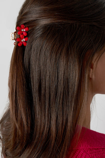Flower duo haarclip