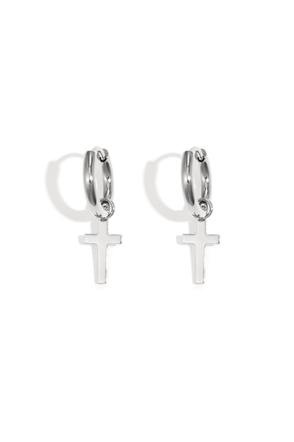 Oorbellen Faith Zilver Stainless Steel