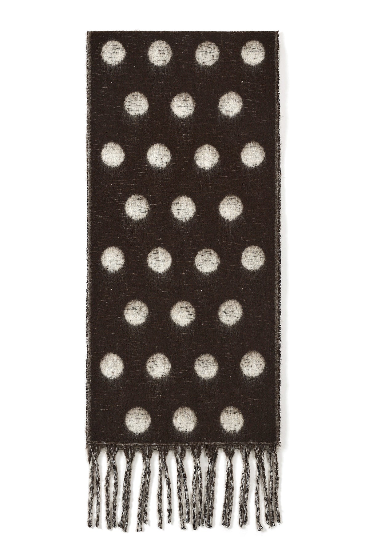 Wintersjaals met stippen, casual, polyester, dagelijkse accessoires