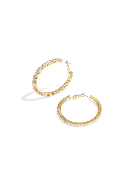 Koperen creolen geometrische elegante kerst luxe serie dames sieraden