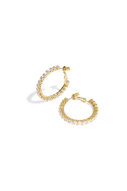 Koperen creolen geometrische elegante kerst luxe serie dames sieraden