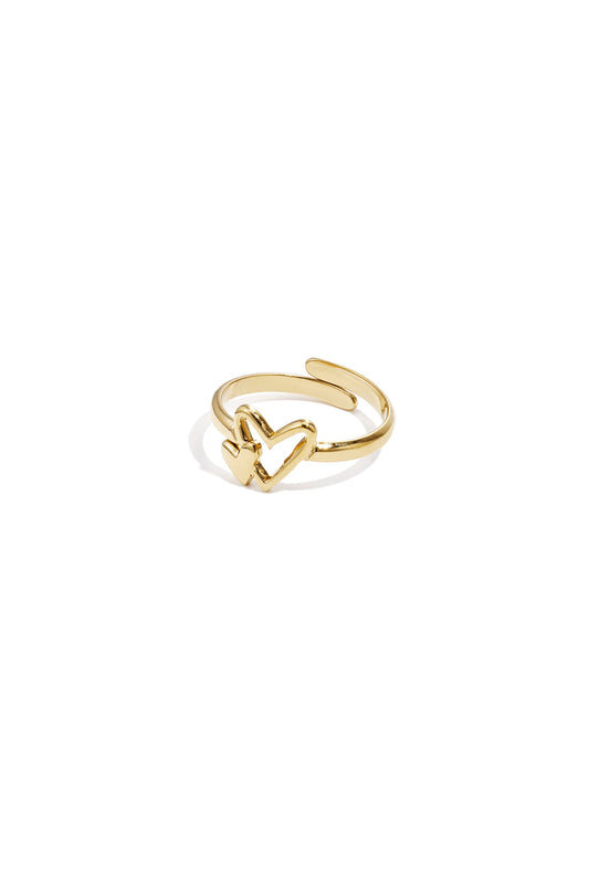 Ring met hartjes