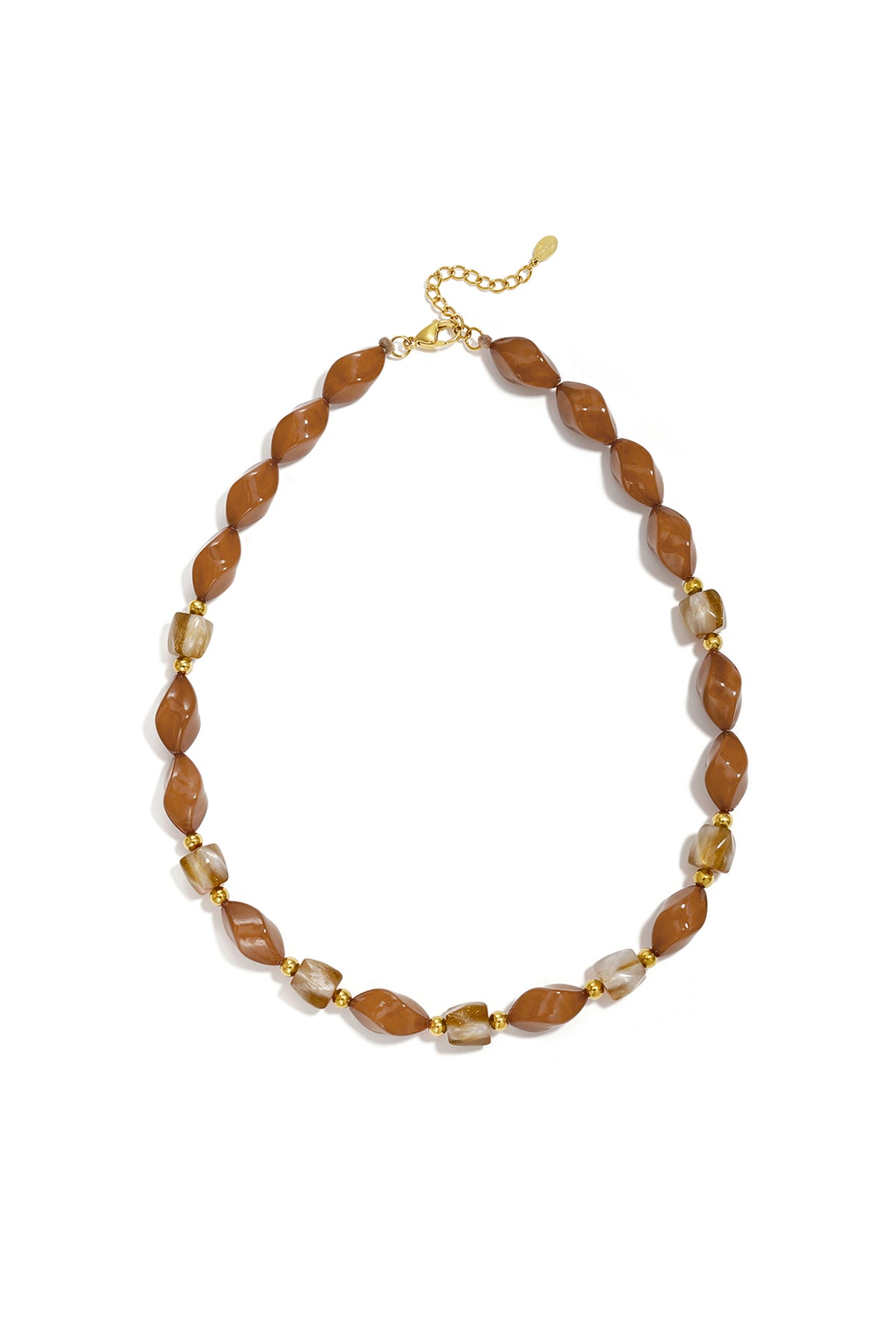 Acryl kralenkettingen met onregelmatige vorm, eenvoudige, alledaagse serie, dames sieraden