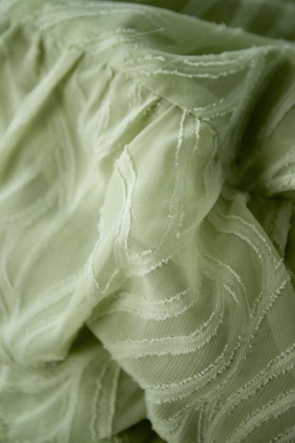 Elegant Spring/Summer Woven Pantskirt - Green, Black, Off-White
