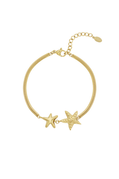 Dubbele ster armband