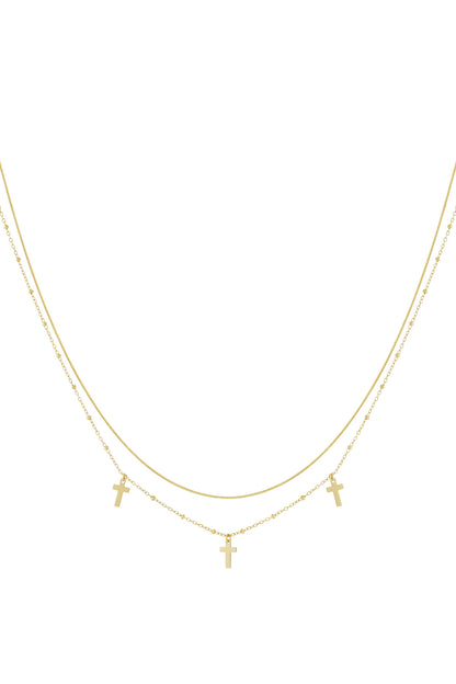   Gelaagde kettingen Kruis Casual Dagelijks Eenvoudig Serie Dames sieraden