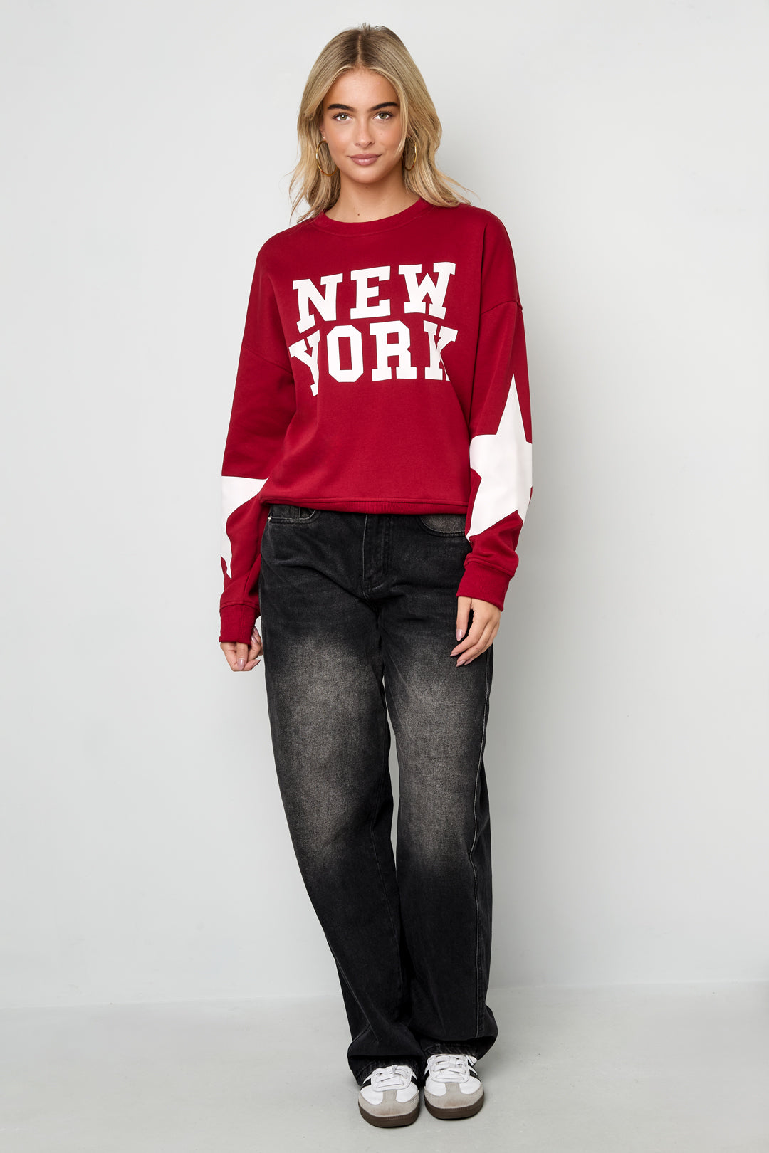 New York sweater met ster