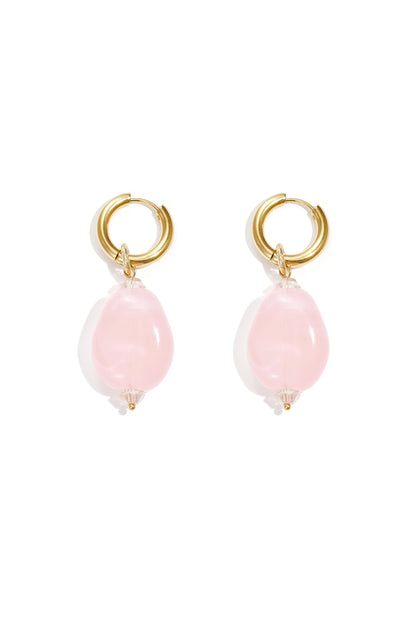 Oorbellen met asymmetrische kraal