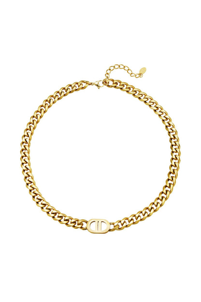 Ketting The Good Life Goud kleur Stainless Steel