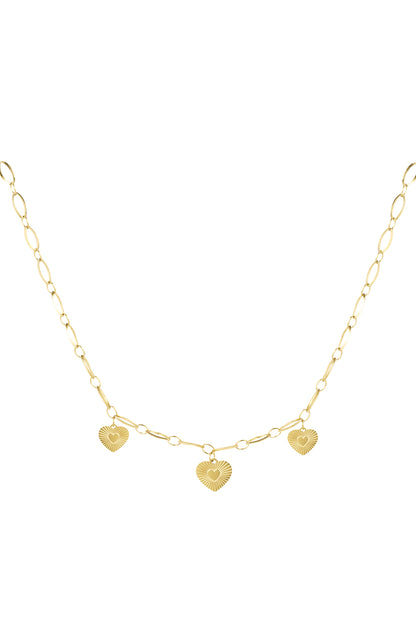 ketting drie hartjes coins