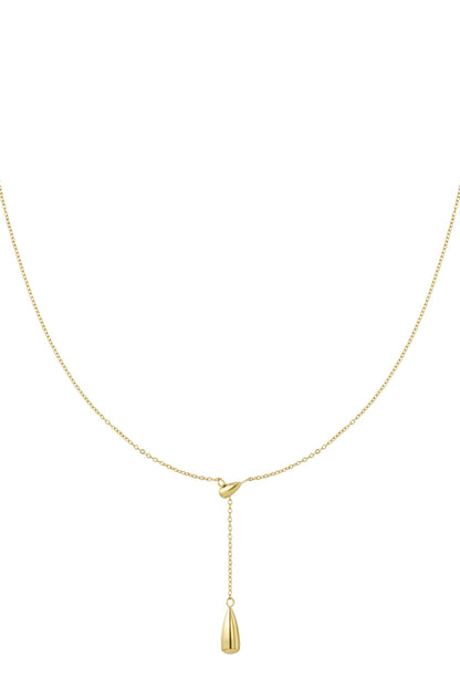 ketting met druppel bedel