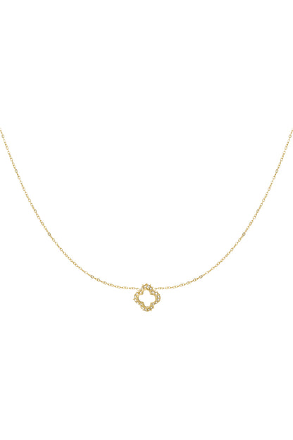 diamant klaver ketting