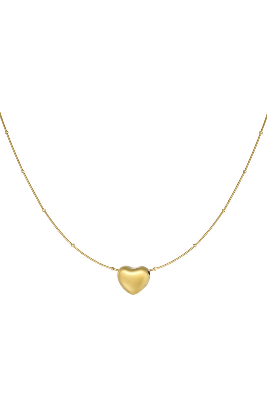 soft heart ketting
