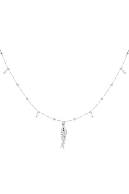 Basis ketting met vis - Zilverkleur