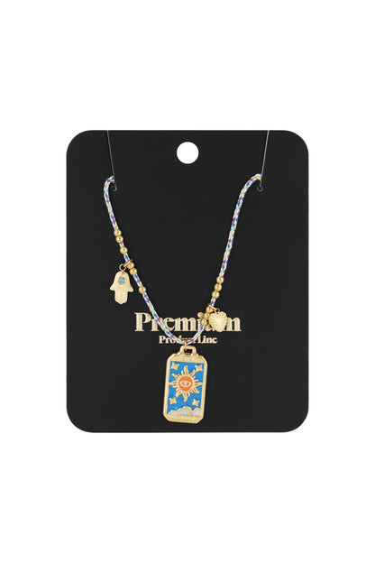 aurora ketting - blauw &