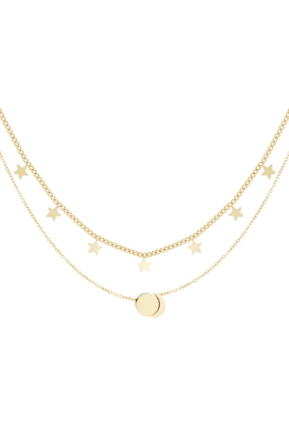 dubbele sterren ketting