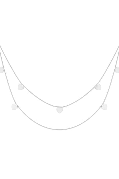 dubbele hart ketting