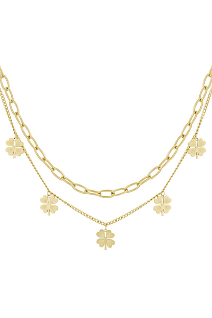 layered luck ketting
