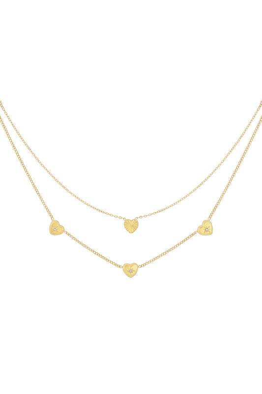 All the love ketting - zilverkleur