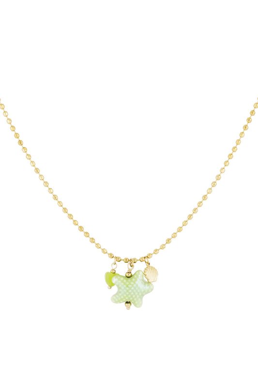 beachside ketting - groen &