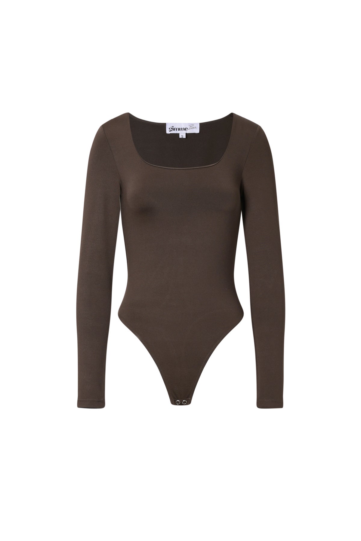 Gebreide Nylon Shapewear Bodysuit Basis Solide Kleur