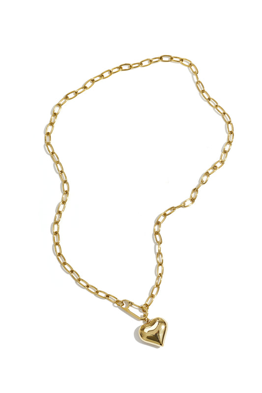 Ketting hangend hart met frontsluiting