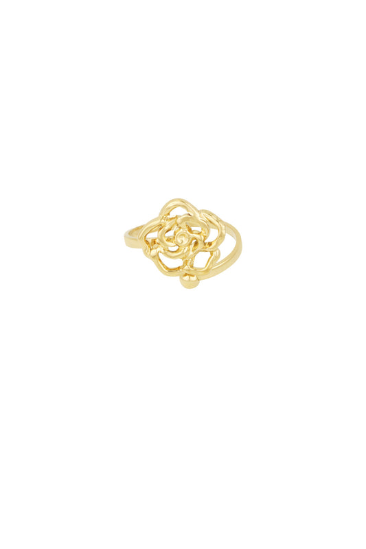 floral touch ring