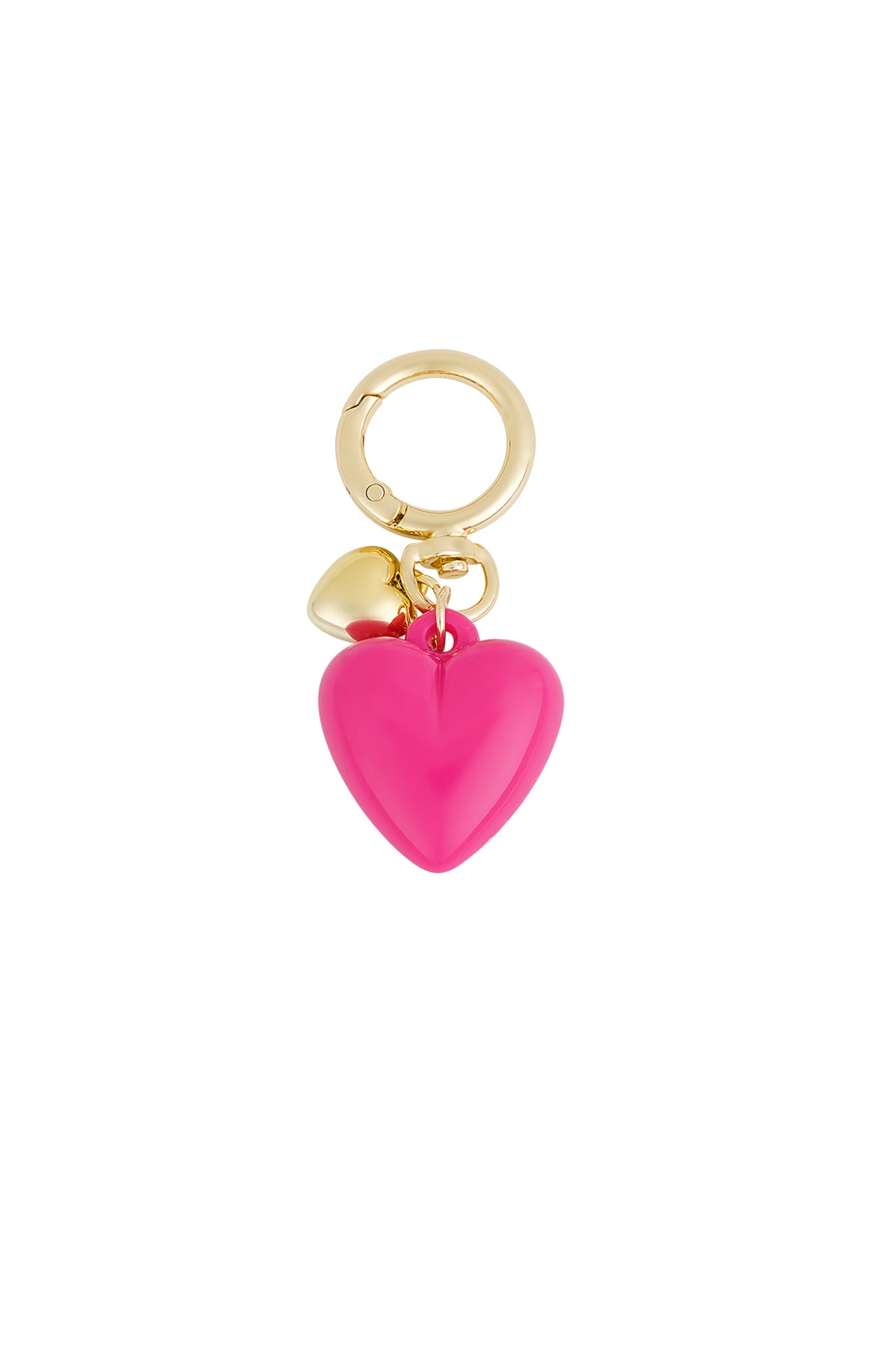Double heart hanger