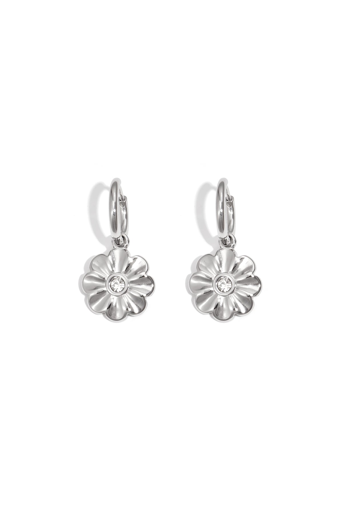 shimmering flower oorbellen