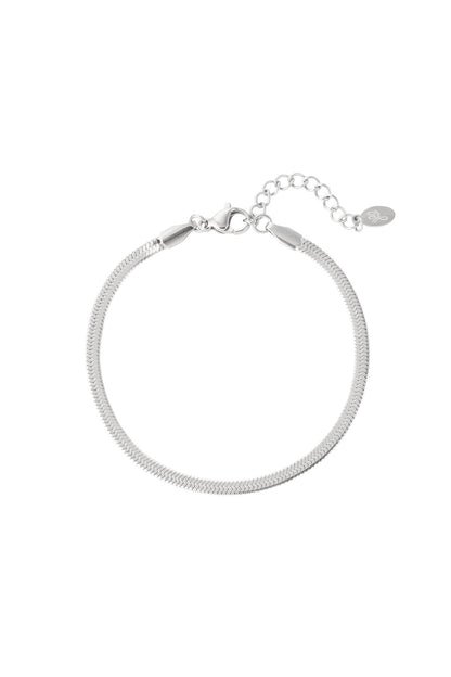 Armband basic Goud kleur Stainless Steel