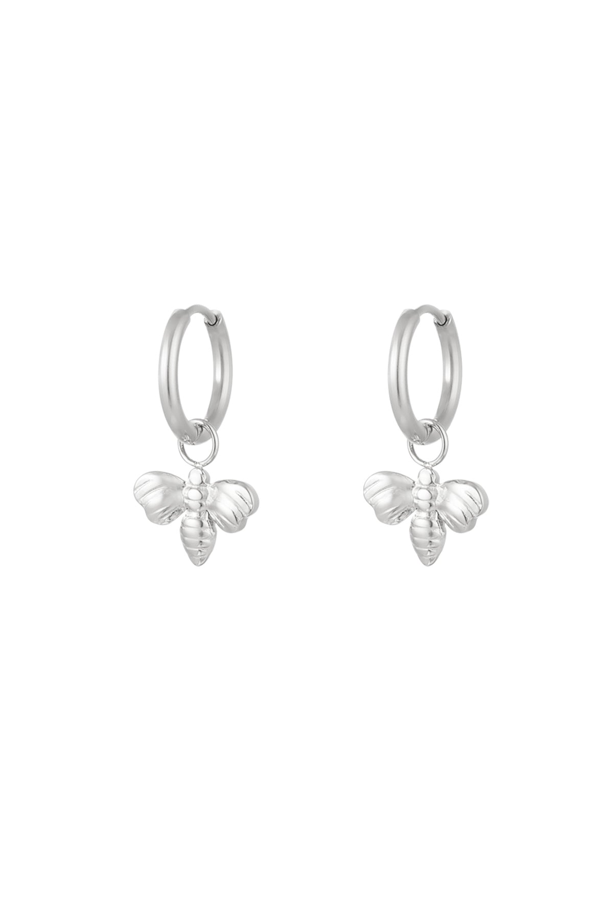 oorbellen met bedel "bij"