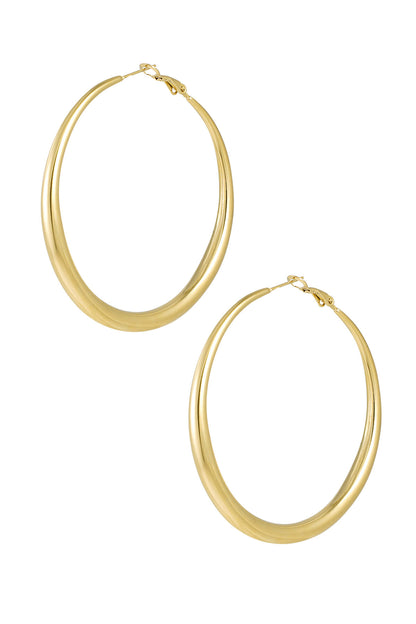 basic oorbellen met uiteenloping