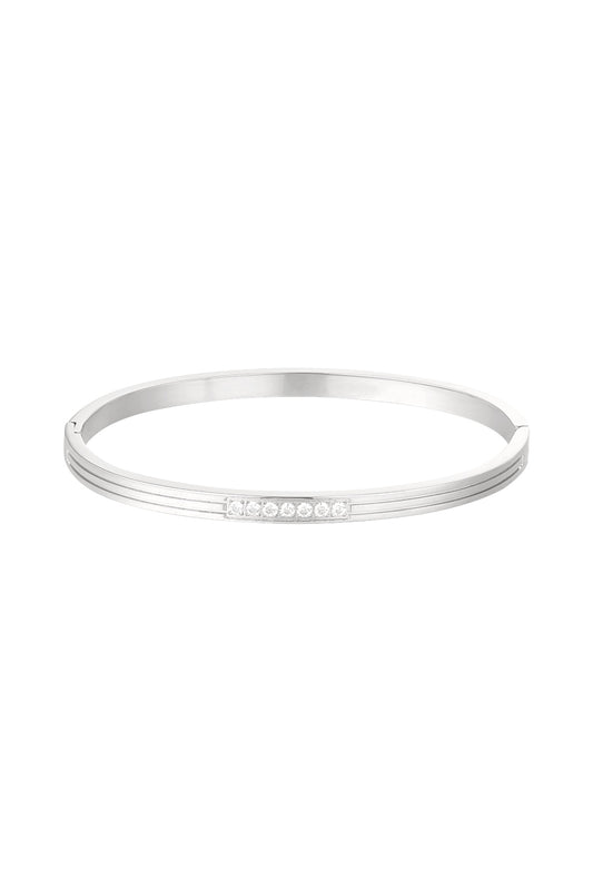 slavenarmband steentjes in het midden