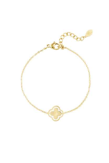 armband dubbele klaver