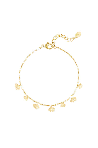 klassieke armband met schelp bedels