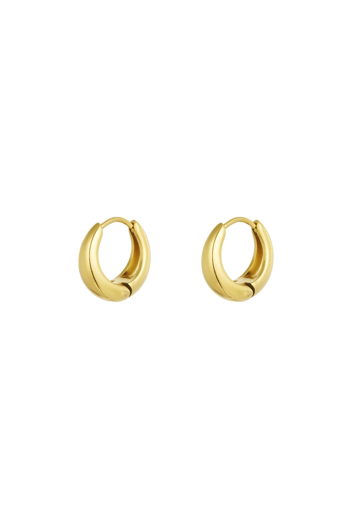 kleine basic hoop oorbellen