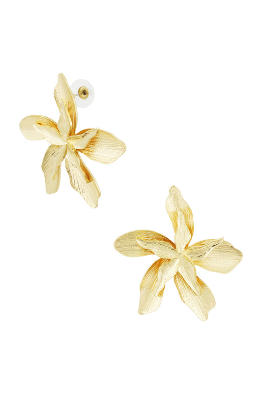 oorbellen flower statement piece