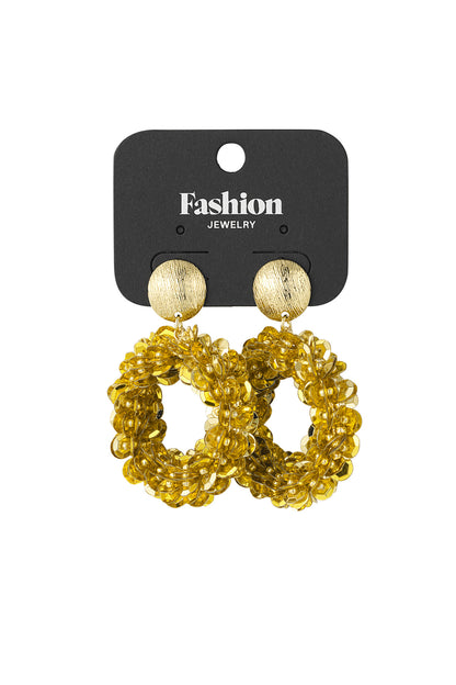 sequin spark oorbellen