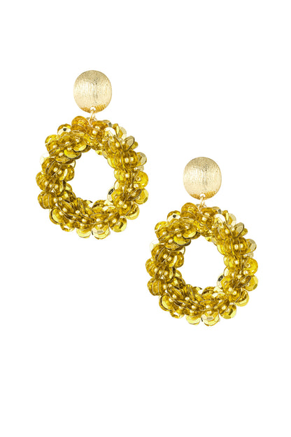 sequin spark oorbellen