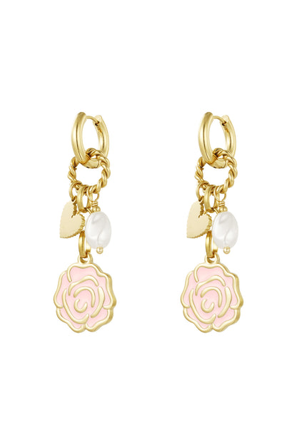 Oorbellen forever rose